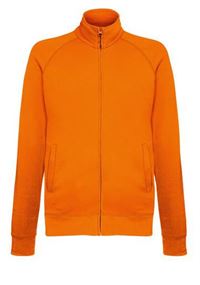 Felpa leggera french terry jacket zip lunga